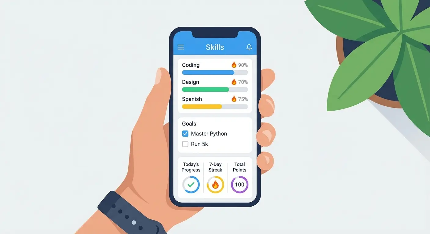 How to Create a Mobile App for Personal Skill Tracking | Koder.ai