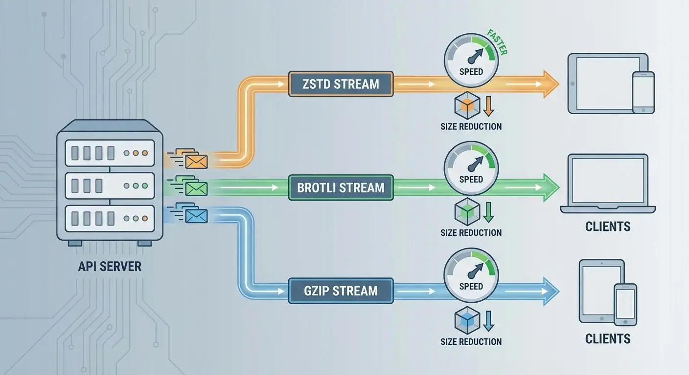 ZSTD vs Brotli vs GZIP：为 API 选择压缩方式