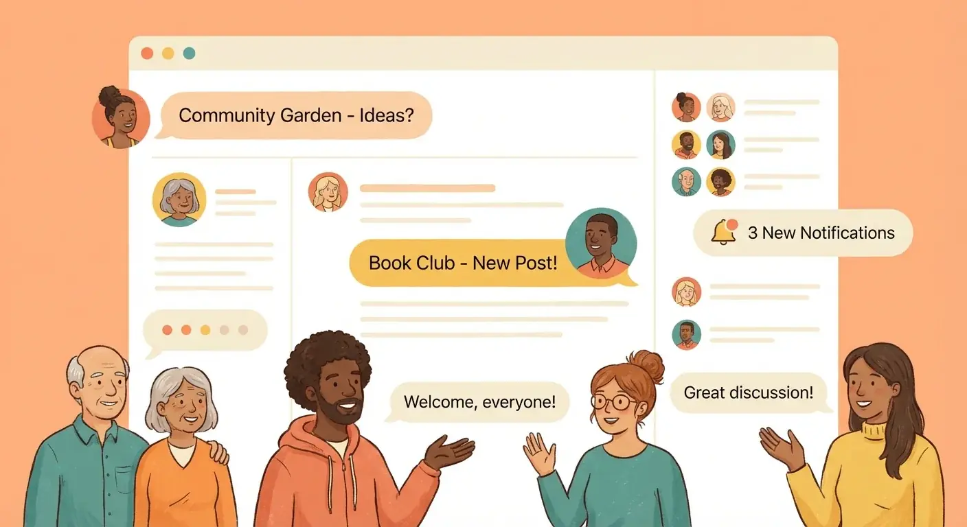 建立社区：论坛与小组的最佳无代码方案