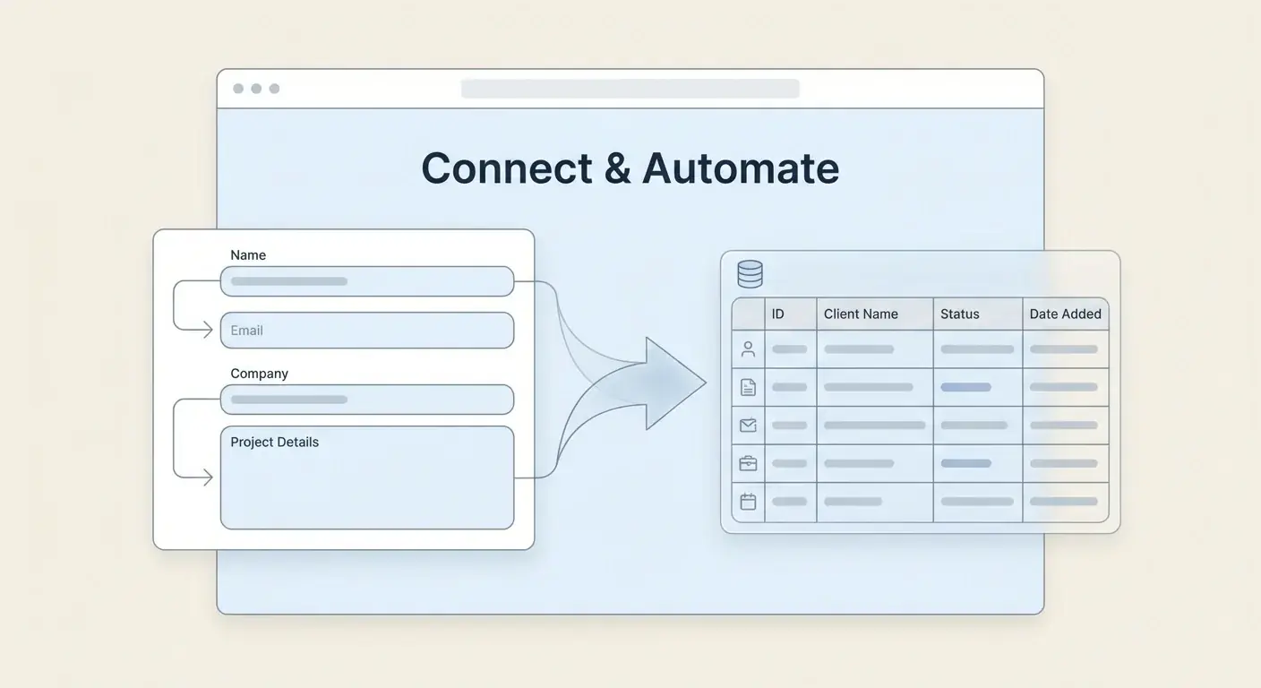 Formulir Intake Klien yang Menyimpan ke Database (Panduan Tanpa Kode)