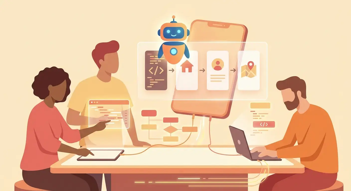 Будущее разработки мобильных приложений, когда ИИ пишет код