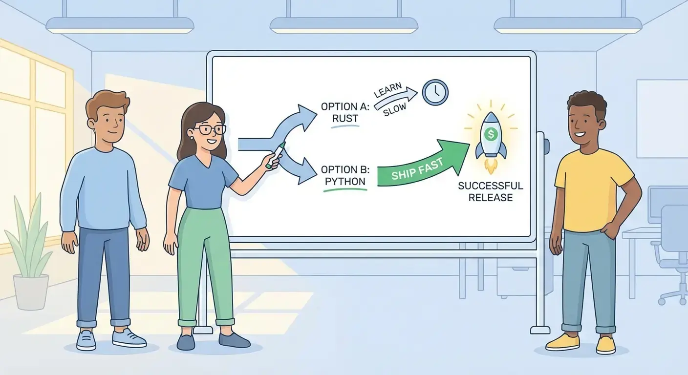 팀이 빠르게 배포하는 언어가 최고의 언어인 이유