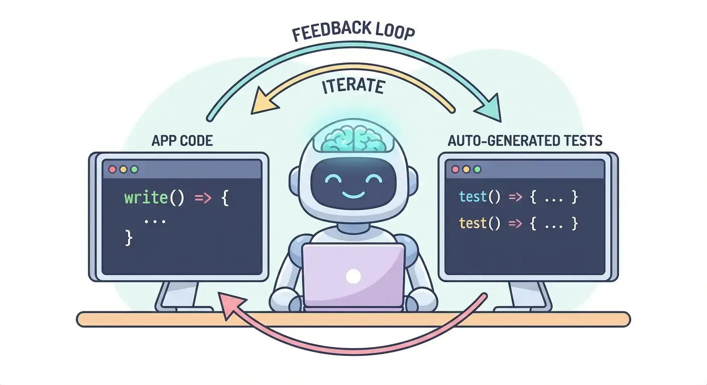 How Automated Test Generation Complements AI-Written Logic