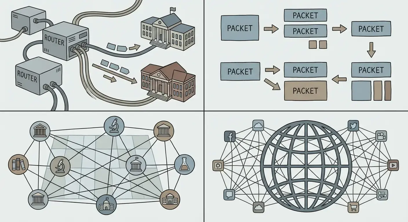 빈트 서프, TCP/IP, 그리고 인터넷을 만든 선택들 | Koder.ai, image size:1408x768