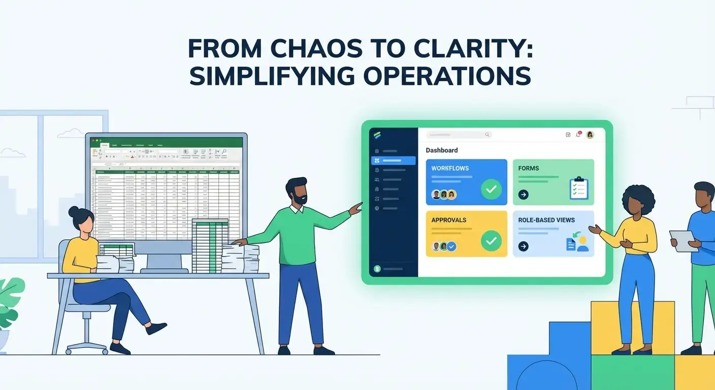 كيف تبني تطبيق ويب يستبدل جداول البيانات التشغيلية