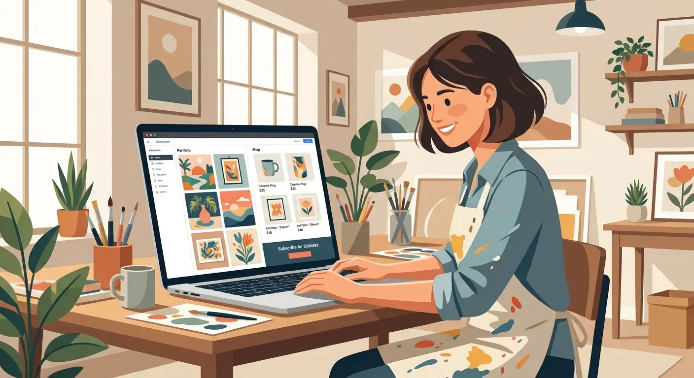 作品で収益を上げるアーティスト向けウェブサイトの作り方