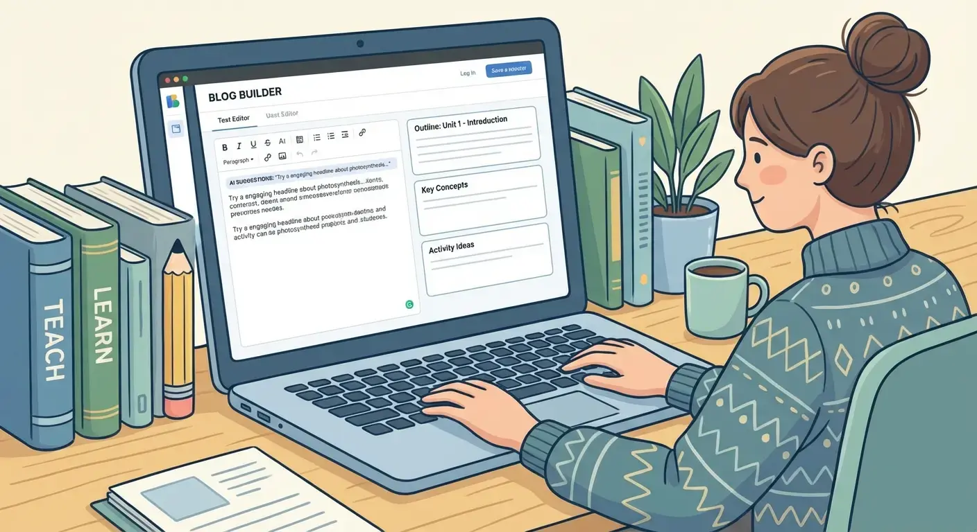 AI की मदद से शैक्षिक ब्लॉग वेबसाइट कैसे बनाएं