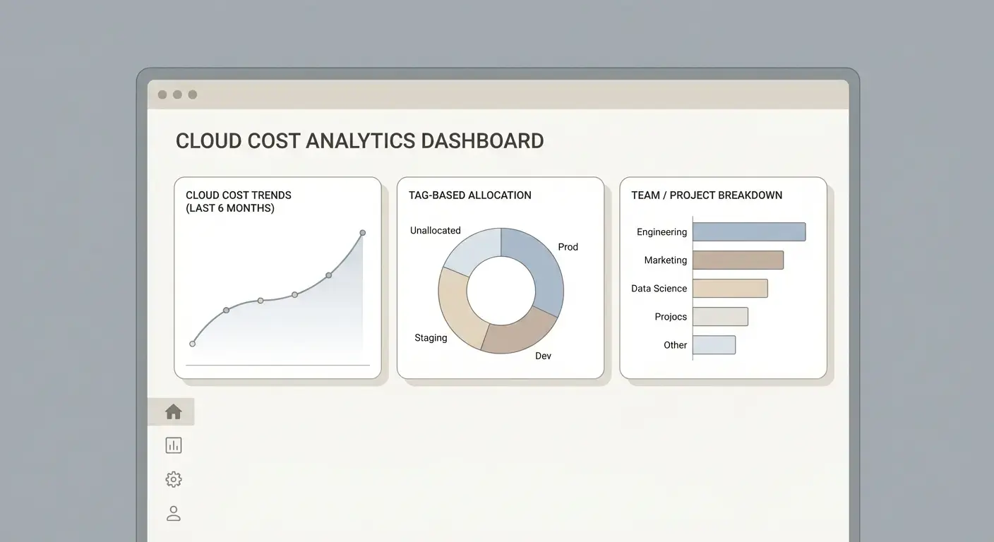 Comment construire une application web pour l'allocation des coûts et de l'utilisation cloud