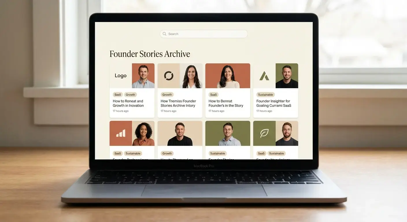 Как создать сайт архива кейс-историй от основателя