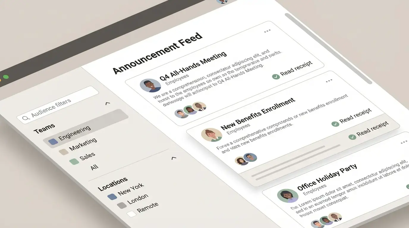 Create an Internal Announcements Web App With Read Receipts